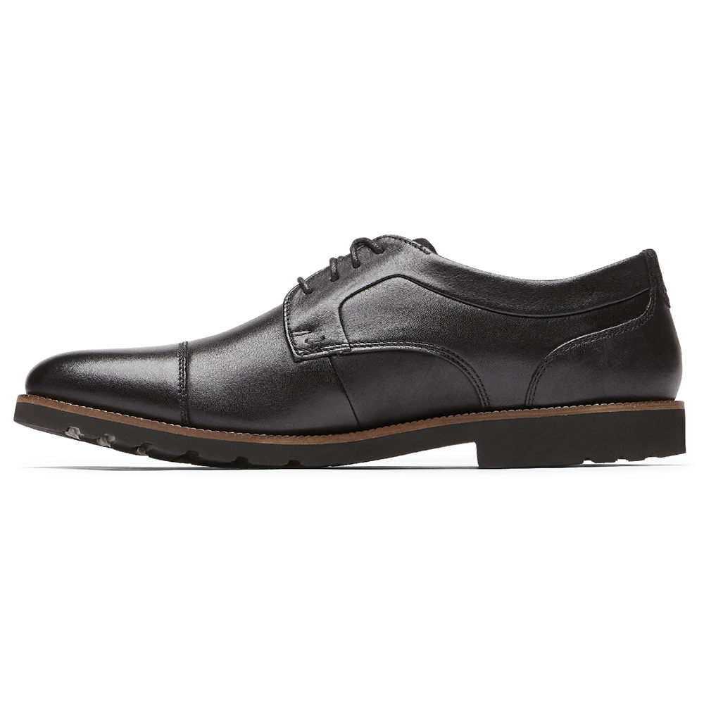 Rockport Oxfords Herr Svarta - Sharp & Ready 2 Cap Toe - HVRYU0312